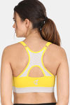 Zelocity Easy Movement Sports Bra - Cyber Yellow — thumbnail 3